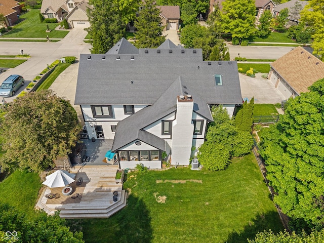 4601 Fairhope Dr, Indianapolis, IN 46237 - aerial perspective of suburban area