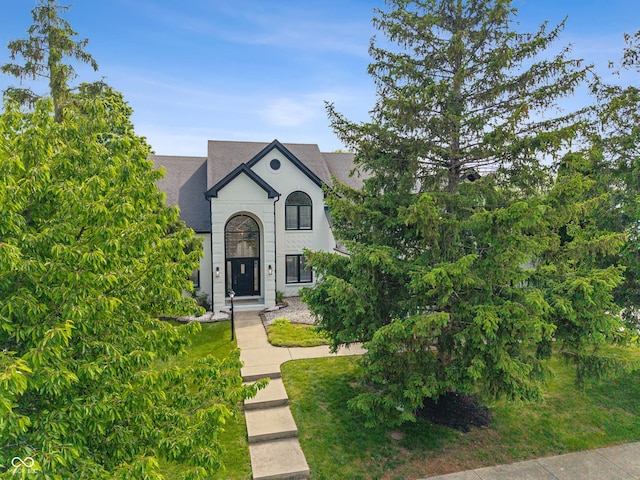 4601 Fairhope Dr, Indianapolis, IN 46237 - french country style house with a shingled roof