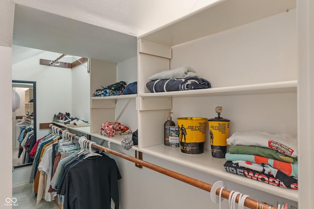 4601 Fairhope Dr, Indianapolis, IN 46237 - spacious closet with carpet