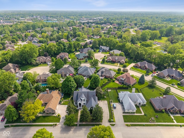 4601 Fairhope Dr, Indianapolis, IN 46237 - aerial perspective of suburban area