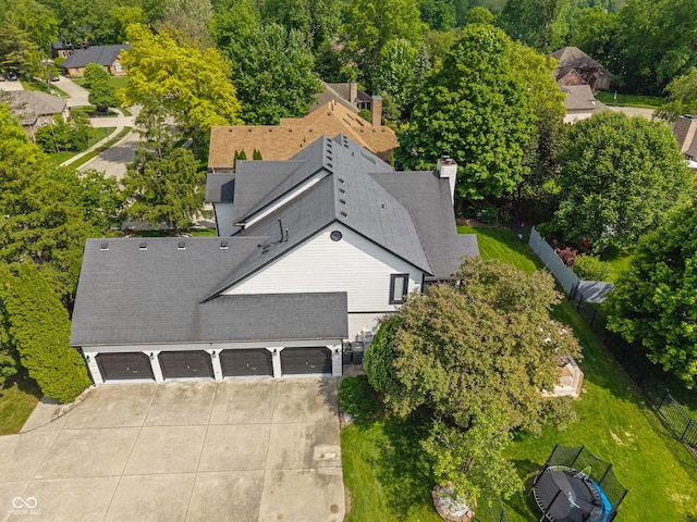 4601 Fairhope Dr, Indianapolis, IN 46237 - view from above of property