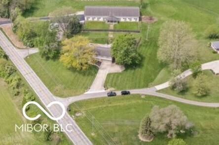 aerial view of property's location