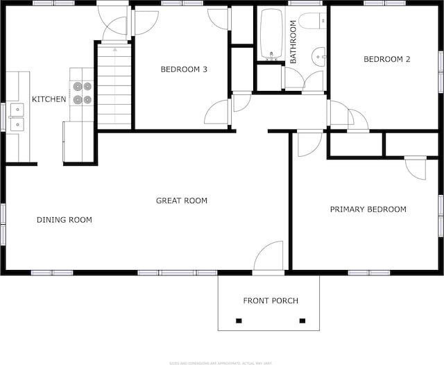 4213 N Audubon Rd, Indianapolis, IN 46226 - floor plan / room layout