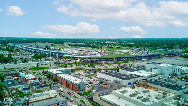 4956 W 11th St, Speedway, IN 46224 - drone / aerial view of industrial structures
