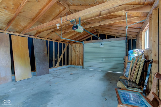 4956 W 11th St, Speedway, IN 46224 - garage with a garage door opener