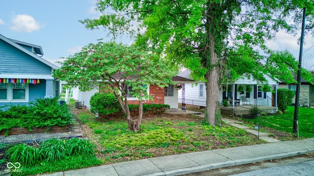4956 W 11th St, Speedway, IN 46224 - view of front of home with a porch