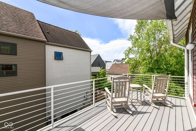 1630 N New Jersey St, Indianapolis, IN 46202 - view of wooden deck