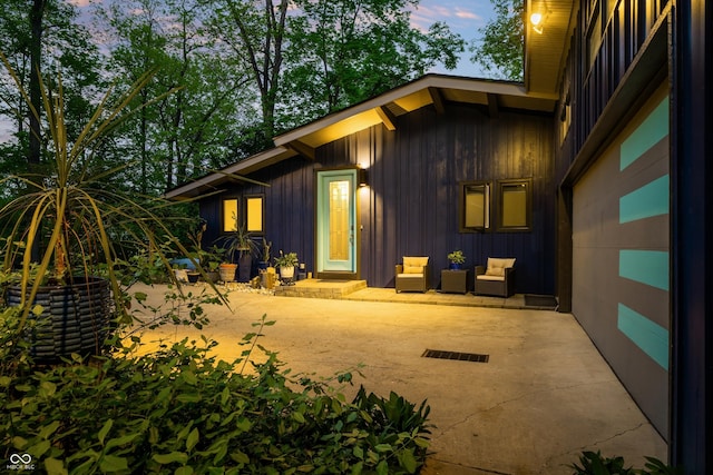 7753 Ivy Dr, Nineveh, IN 46164 - rear view of property featuring board and batten siding