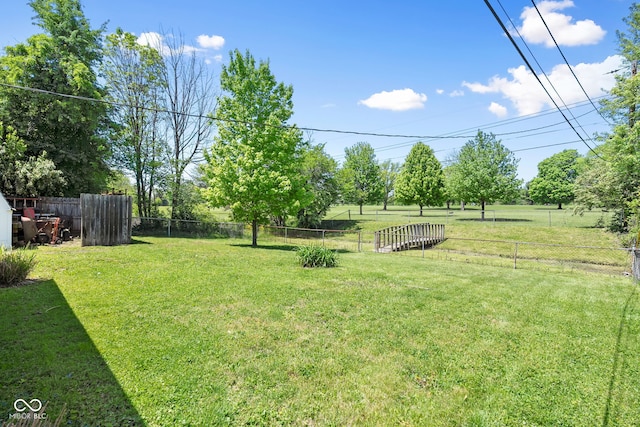view of yard