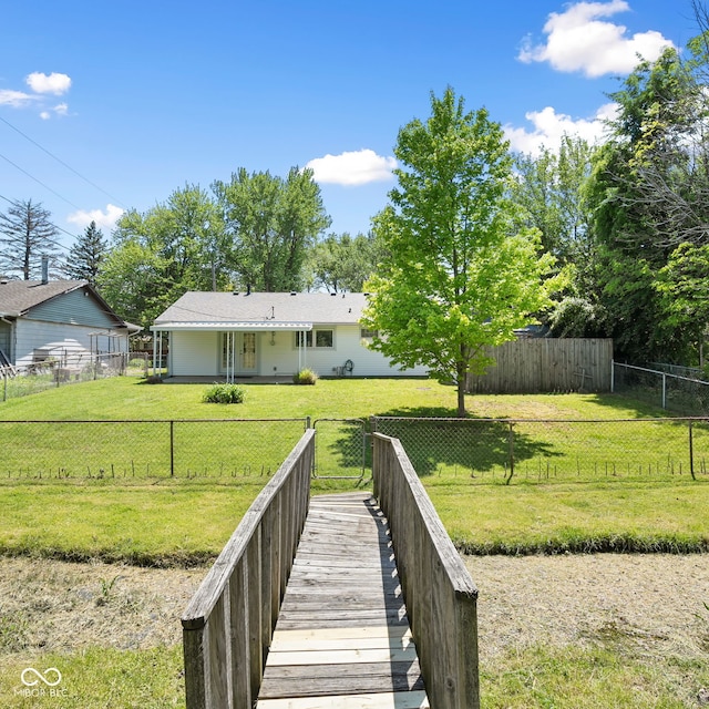 view of back of property