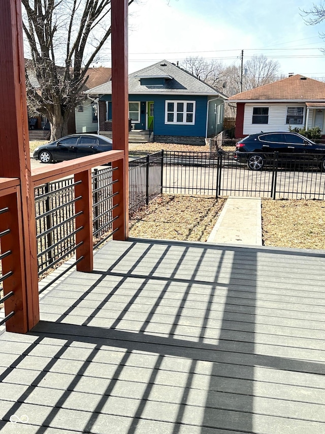 337 N Beville Ave, Indianapolis, IN 46201 - deck featuring fence