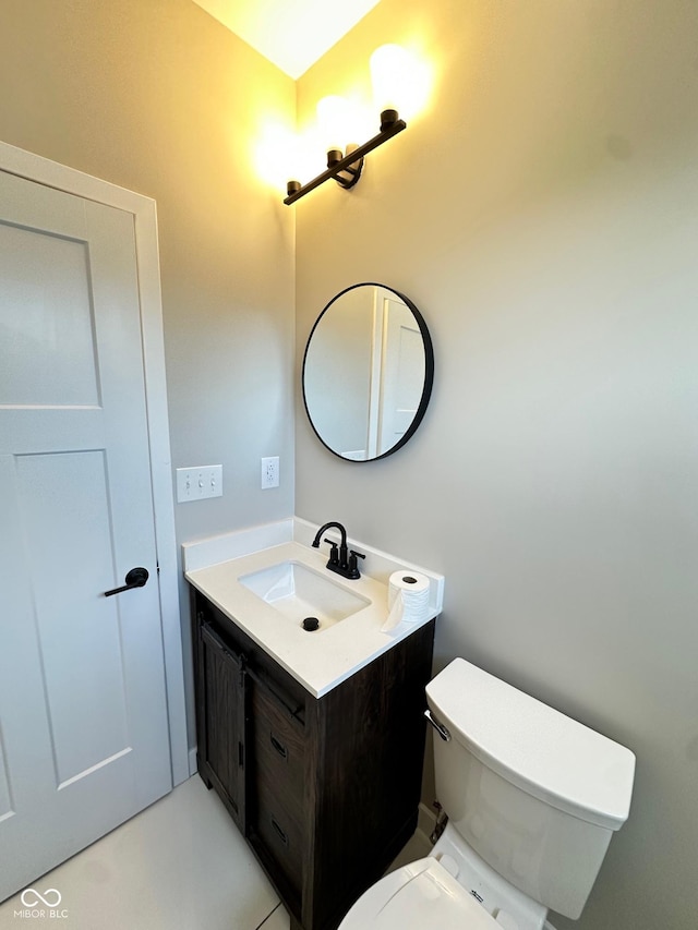 337 N Beville Ave, Indianapolis, IN 46201 - half bathroom featuring toilet and vanity