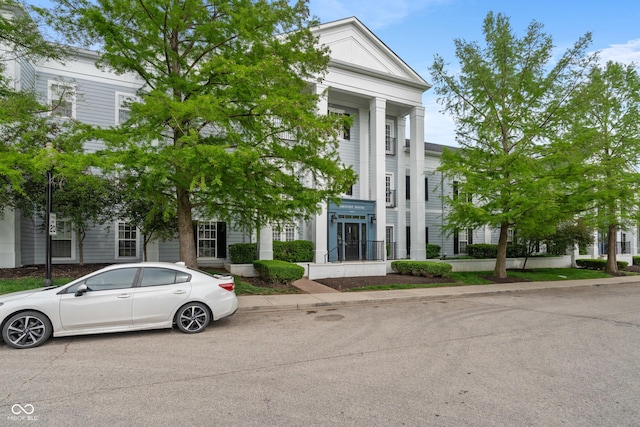 view of greek revival inspired property