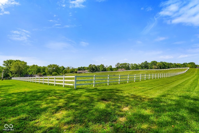 2508 Indian Creek Rd, Trafalgar, IN 46181 - view of yard featuring a view of rural / pastoral area