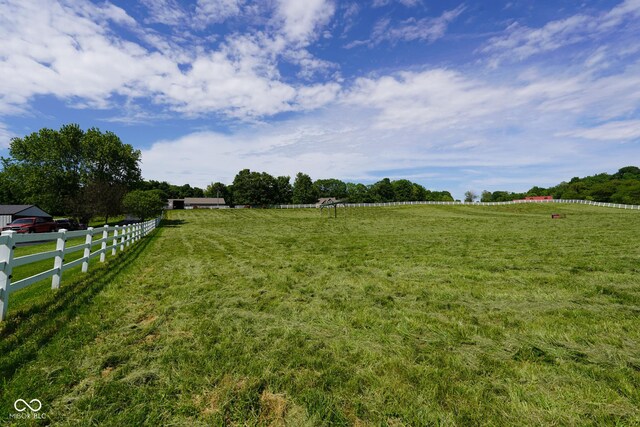 2508 Indian Creek Rd, Trafalgar, IN 46181 - view of yard featuring a view of rural / pastoral area