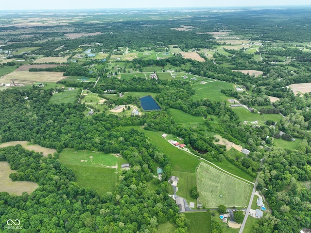 2508 Indian Creek Rd, Trafalgar, IN 46181 - aerial view of property's location