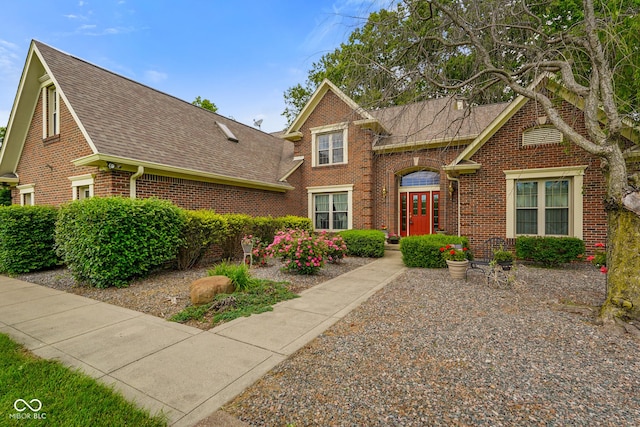 2508 Indian Creek Rd, Trafalgar, IN 46181 - view of front of house featuring roof with shingles and brick siding