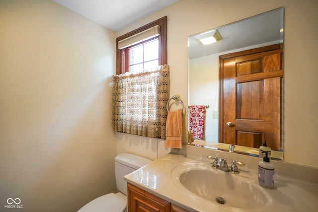 2508 Indian Creek Rd, Trafalgar, IN 46181 - bathroom featuring toilet and vanity
