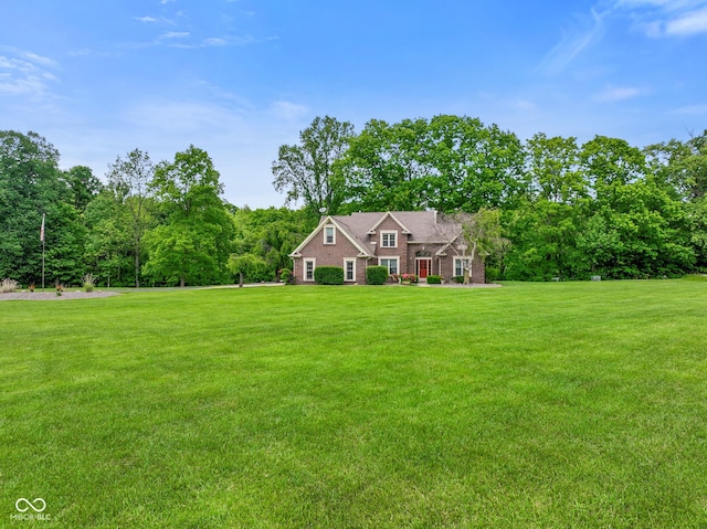 2508 Indian Creek Rd, Trafalgar, IN 46181 - view of front of property featuring a front lawn
