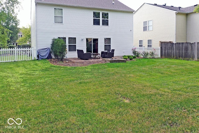 10316 Hatherley Way, Fishers, IN 46037 - rear view of property featuring a patio area