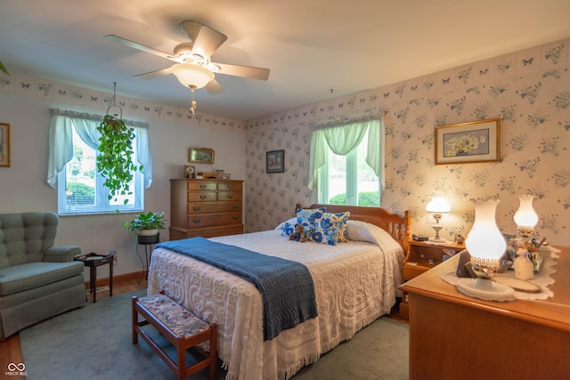 295 Maple Turn Rd, Martinsville, IN 46151 - bedroom with ceiling fan
