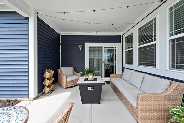 2542 Barstow Dr, Whitestown, IN 46075 - view of patio featuring outdoor lounge area