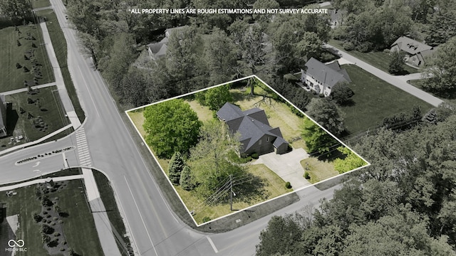 10602 Fall Rd, Fishers, IN 46037 - view of property location featuring property parcel outlined