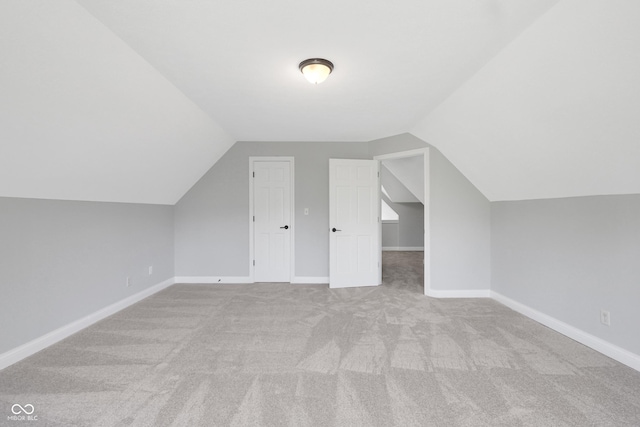 10602 Fall Rd, Fishers, IN 46037 - additional living space with carpet, lofted ceiling, and baseboards