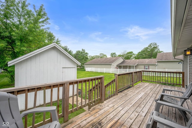 3019 W Huntsville Rd, Pendleton, IN 46064 - view of wooden terrace