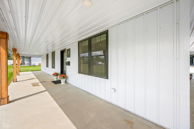 141 W 10th St, Seymour, IN 47274 - view of patio / terrace featuring covered porch