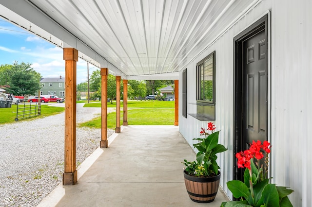 141 W 10th St, Seymour, IN 47274 - view of patio with a porch