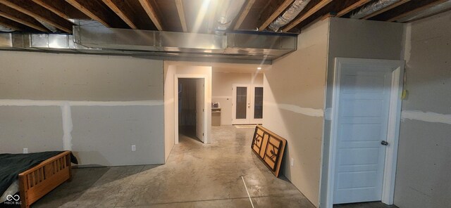 5415 S Chalmers Ct, Bloomington, IN 47403 - view of unfinished below grade area