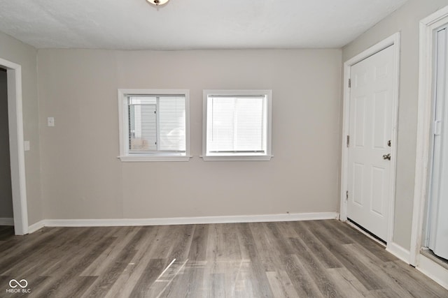 623 Orange St, Indianapolis, IN 46203 - entryway with wood finished floors and baseboards