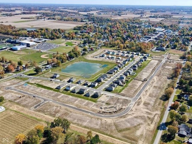 24391 Stout St, Sheridan, IN 46069 - aerial overview of property's location featuring a large body of water