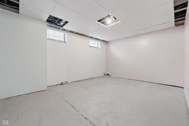 view of basement