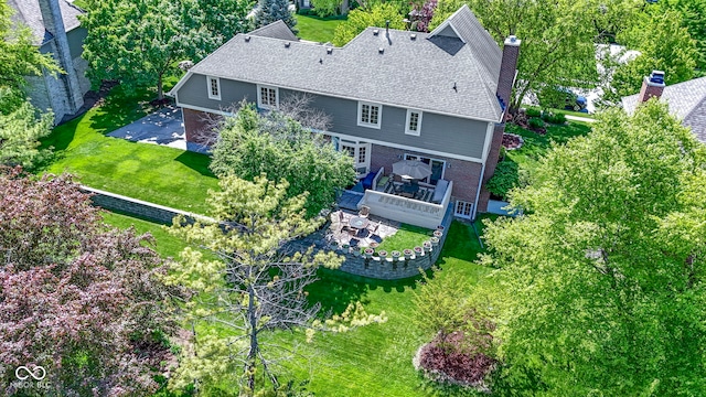 view of subject property