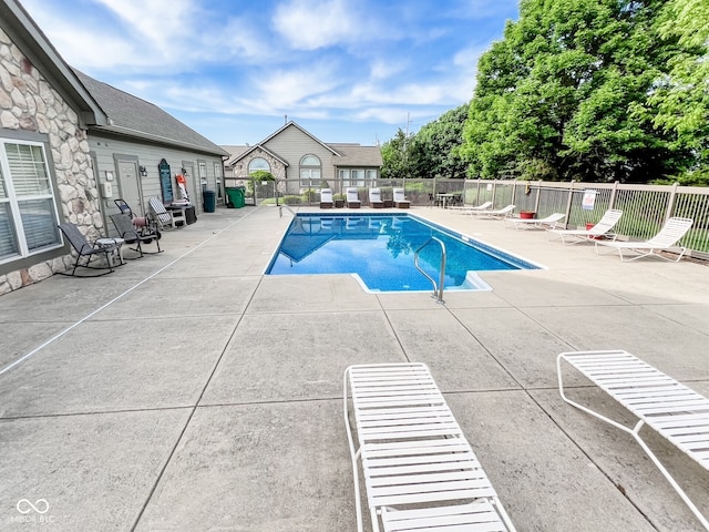 16657 Brownstone Ct, Westfield, IN 46074 - community pool featuring fence and a patio