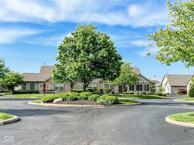 16657 Brownstone Ct, Westfield, IN 46074 - view of front of home with stone siding and a residential view