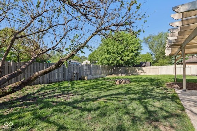 view of yard