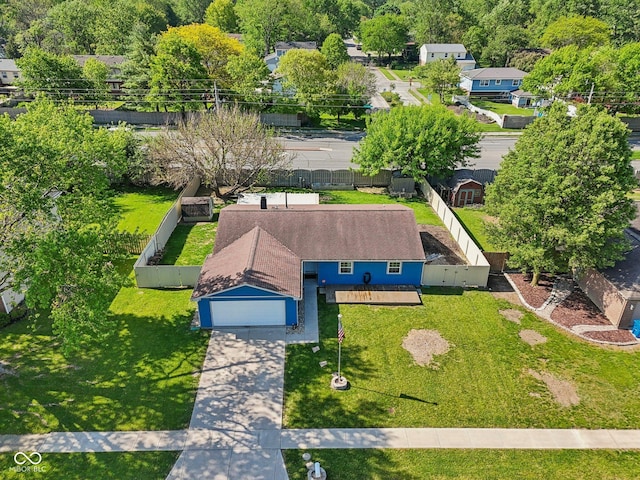 view of subject property