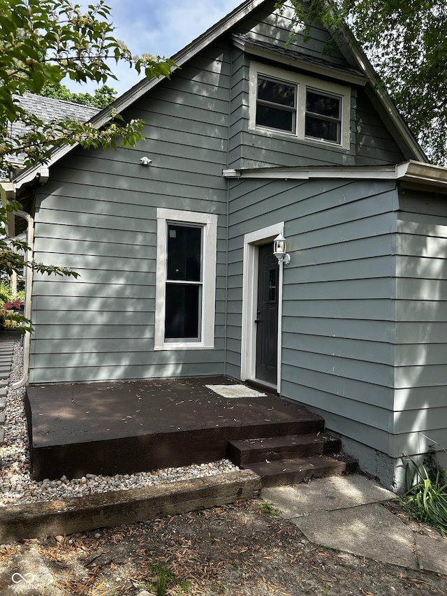 view of rear view of house