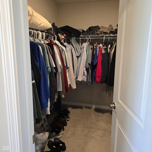 6403 Yuma Ct, Whitestown, IN 46075 - spacious closet featuring carpet floors