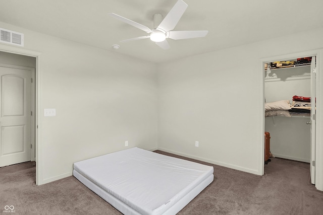 5366 Laurel Crest Run, Noblesville, IN 46062 - unfurnished bedroom featuring carpet, a spacious closet, and baseboards