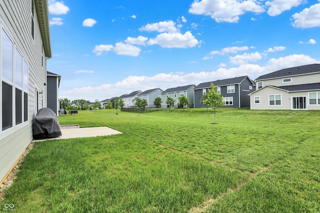 5366 Laurel Crest Run, Noblesville, IN 46062 - view of grassy yard with a residential view and a patio area