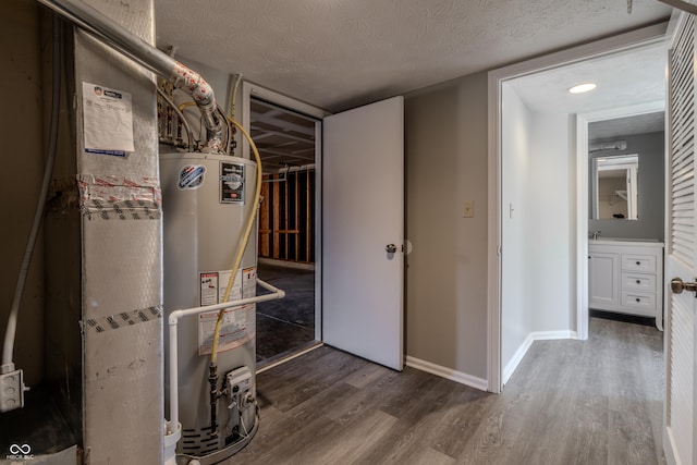6491 Enclave Blvd, Greenwood, IN 46143 - utility room with water heater
