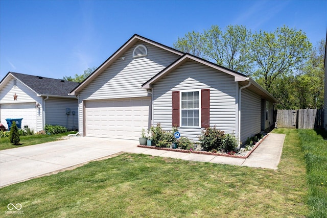 320 Red Tail Ln, Indianapolis, IN 46241 - view of front facade with driveway and an attached garage