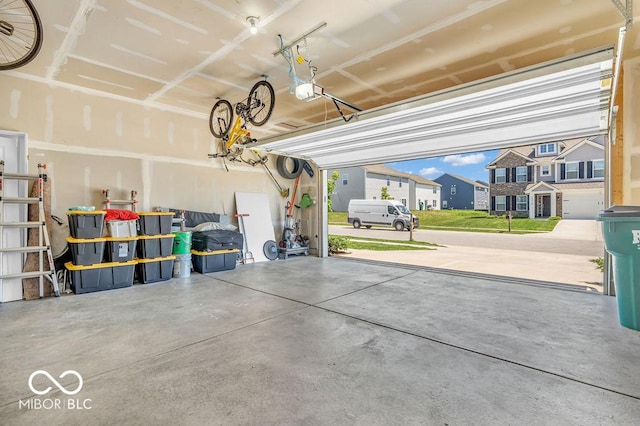 5256 Bramwell Ln, Whitestown, IN 46075 - garage with a garage door opener