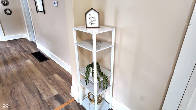 1148 N Pershing Ave, Indianapolis, IN 46222 - detailed view of wood finished floors and baseboards