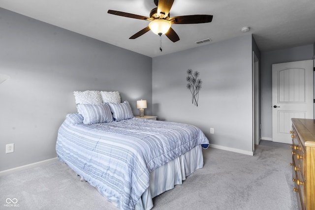 952 Workington Cir, Westfield, IN 46074 - bedroom featuring light carpet and ceiling fan