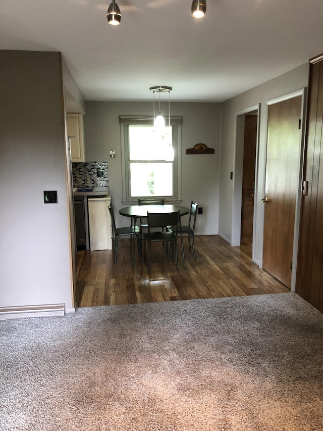 3619 31st St, Columbus, IN 47203 - dining area featuring wood finished floors